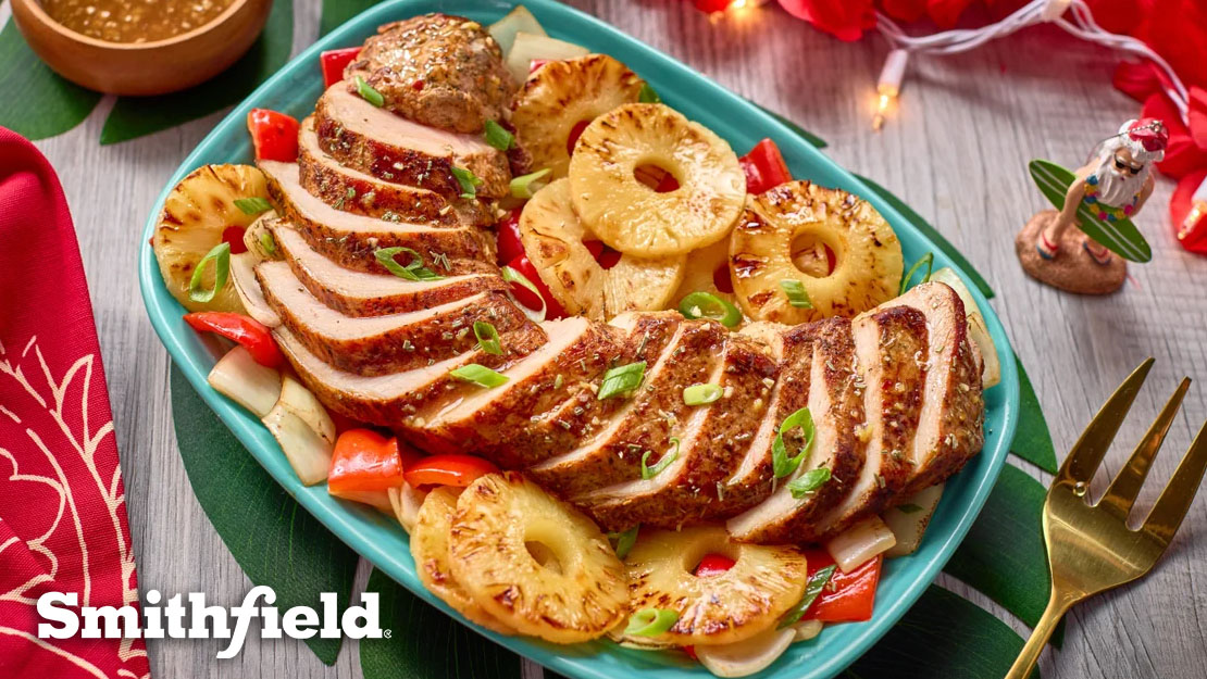 Pineapple Glazed Pork Loin
