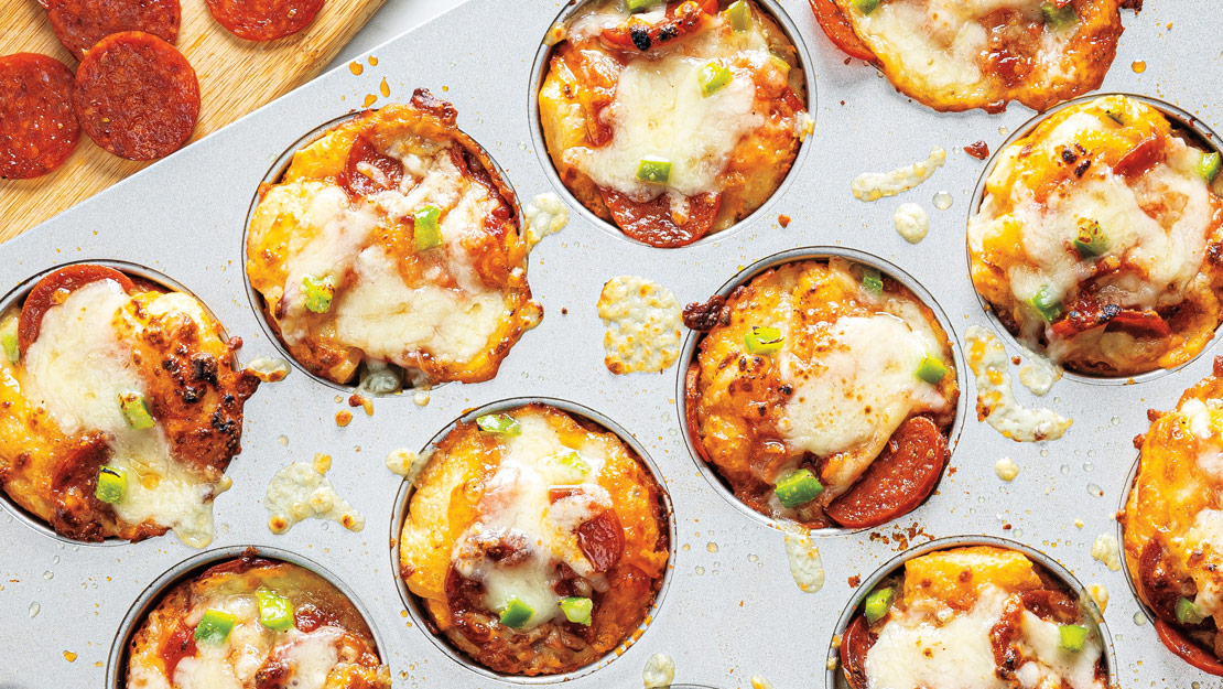 Pull-Apart Pizza Muffins