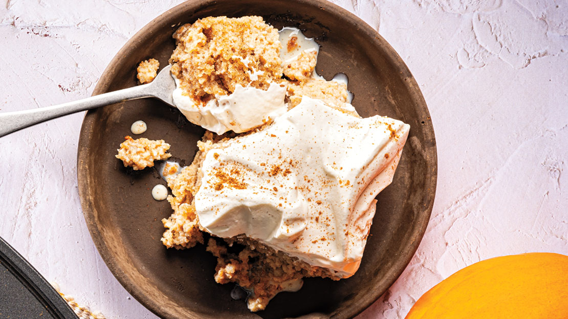 Pumpkin Spice Tres Leches Cake