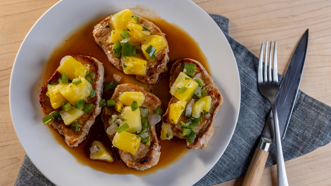 Teriyaki-Glazed Grilled Pork Chops