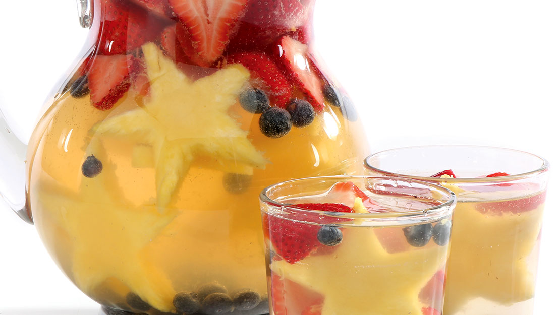 Red, White & Blue Sangria 