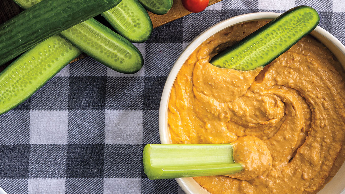Roasted Red Pepper Hummus