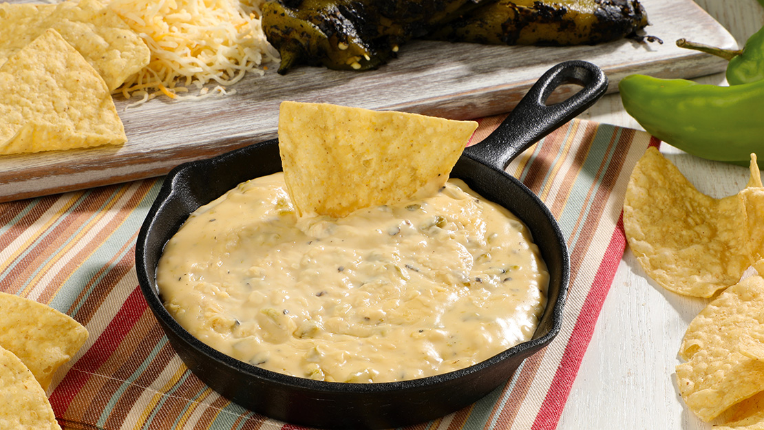 Roasted Hatch Chile Queso