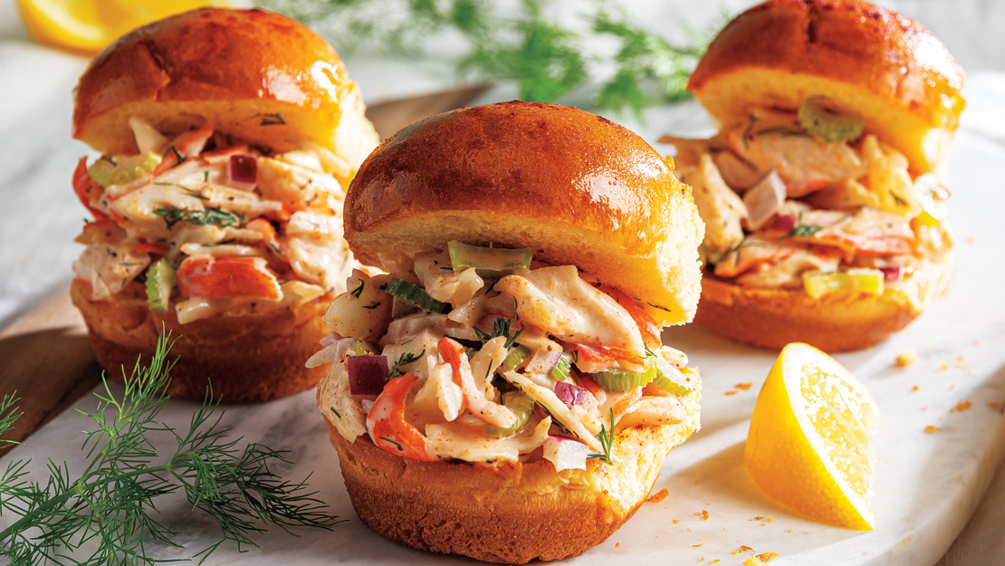 Seafood Salad Sliders