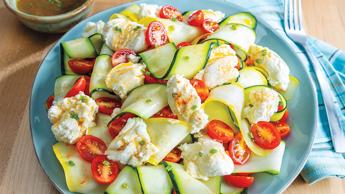 Zucchini & Summer Squash Ribbon Salad