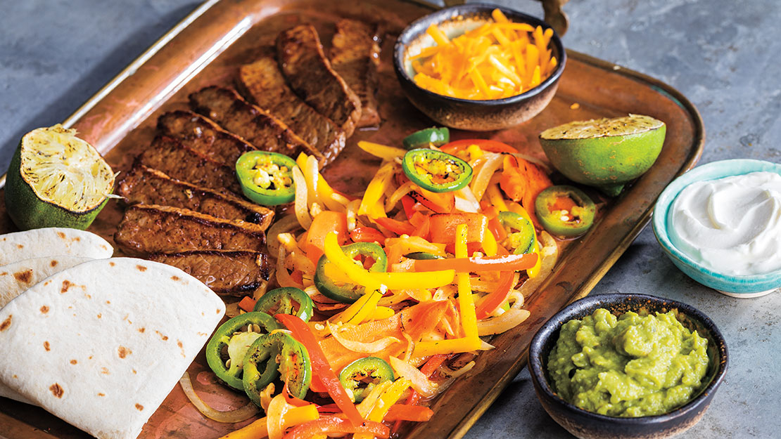 Sheet Tray Steak Fajitas