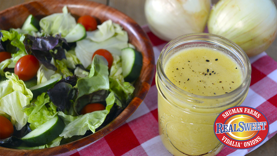 Homemade Vidalia Onion Salad Dressing