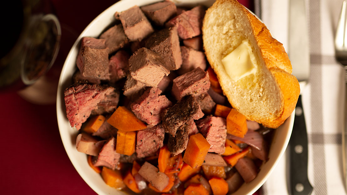 Slow Cooker Braised Pot Roast With Root Vegetables