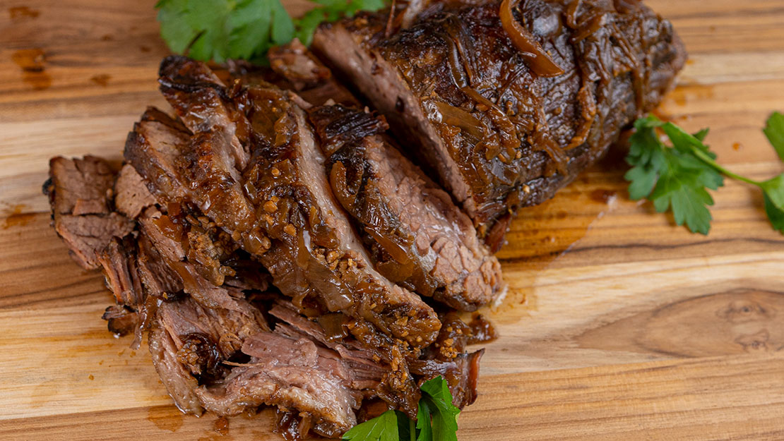 Slow Cooker Brisket & Onions 
