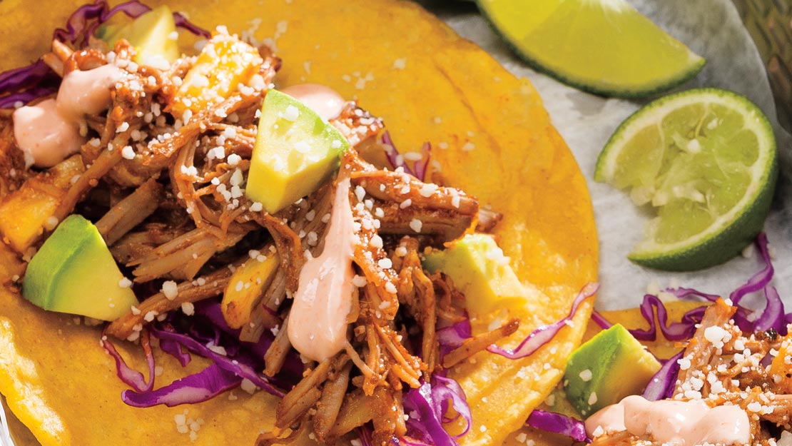 Slow Cooker Pulled Pork & Pineapple Tacos Recipe from Price Chopper