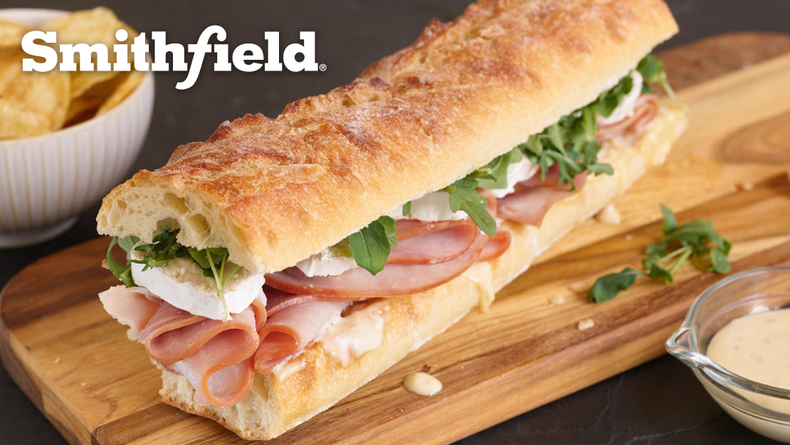 Ham, Arugula & Brie Sandwich