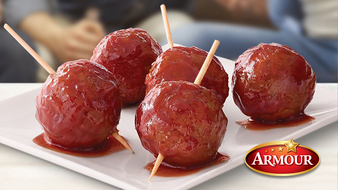 Barbecue Glazed Meatballs