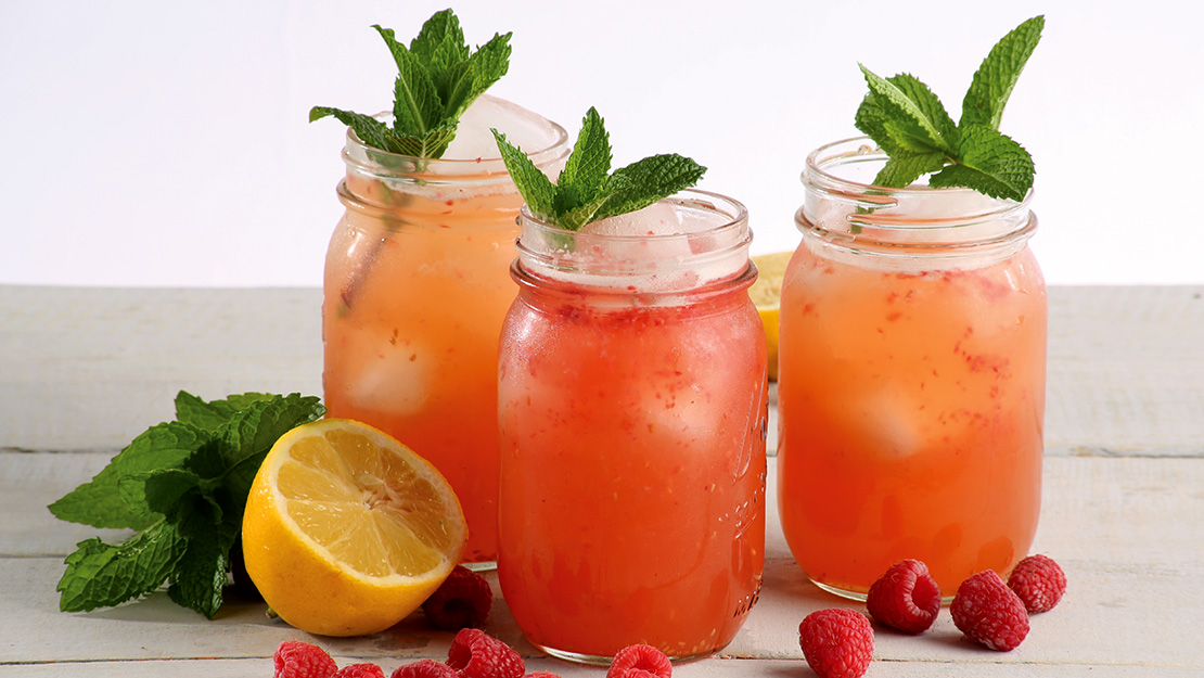 Sparkling Raspberry Lemonade