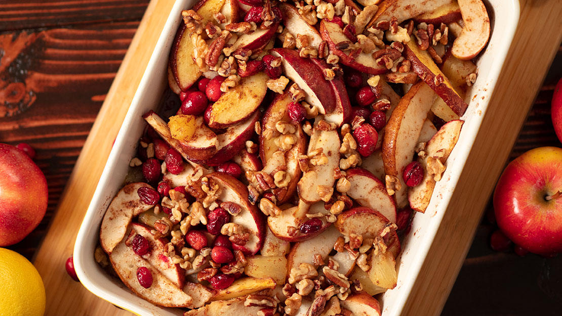 Spiced Hot Fruit Bake 