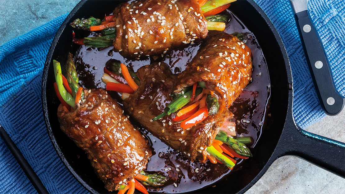 Steak & Veggie Rolls