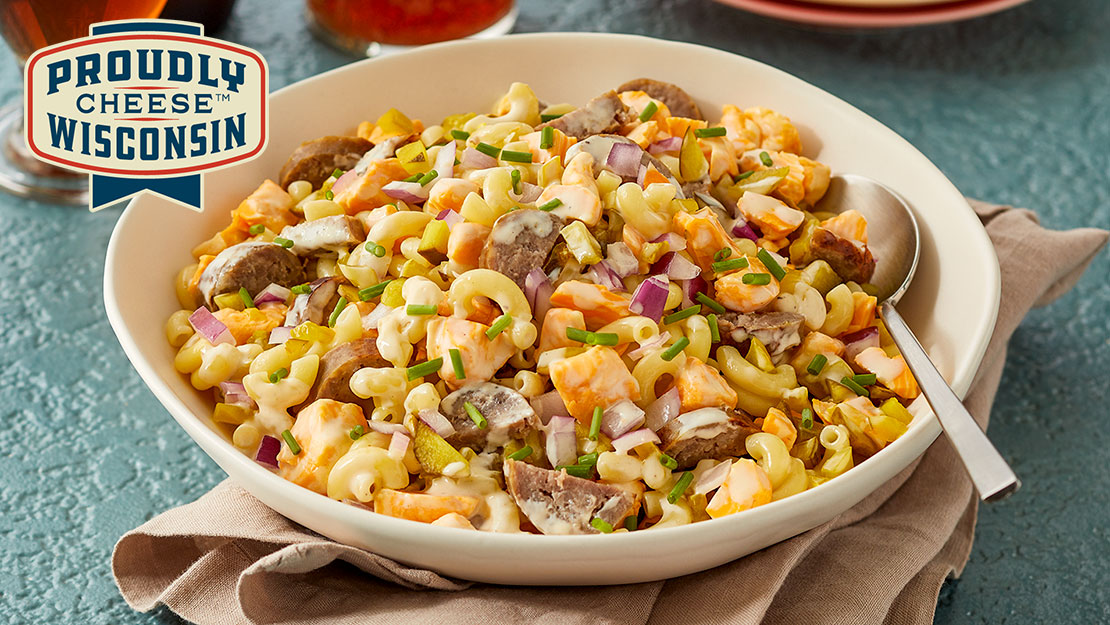 Summery Cheese Curd Macaroni Salad
