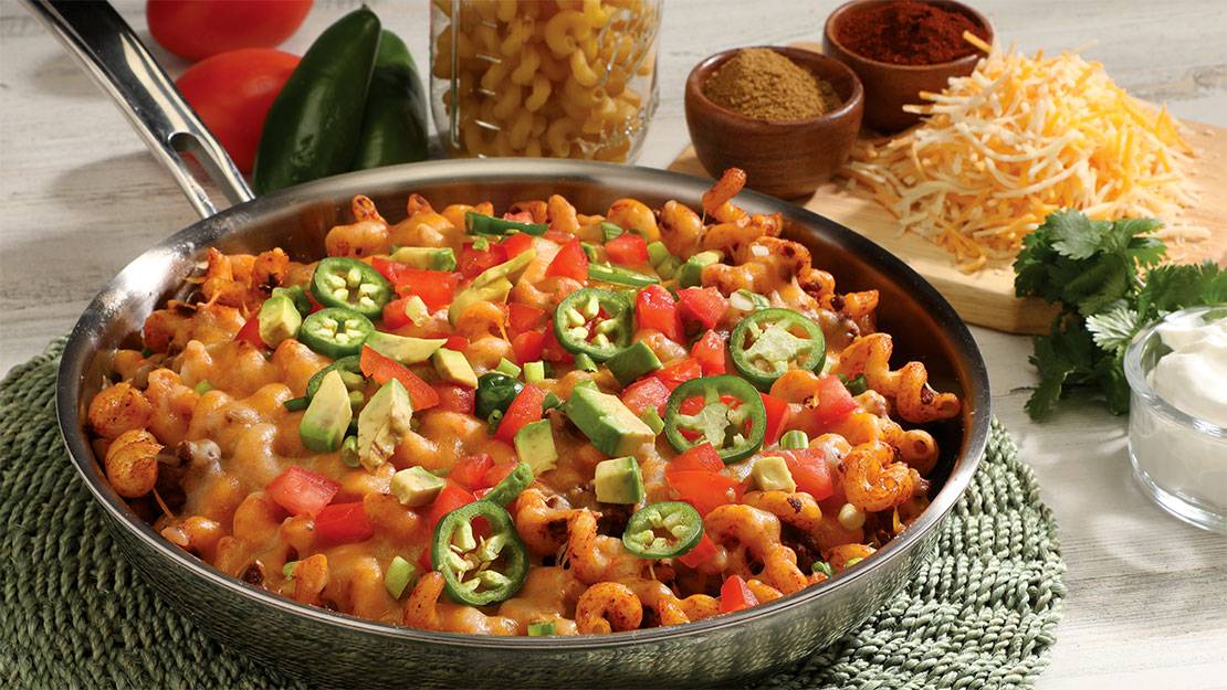 Taco Pasta Skillet