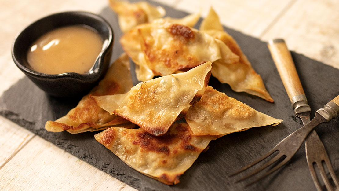 Thanksgiving Leftover Wontons 