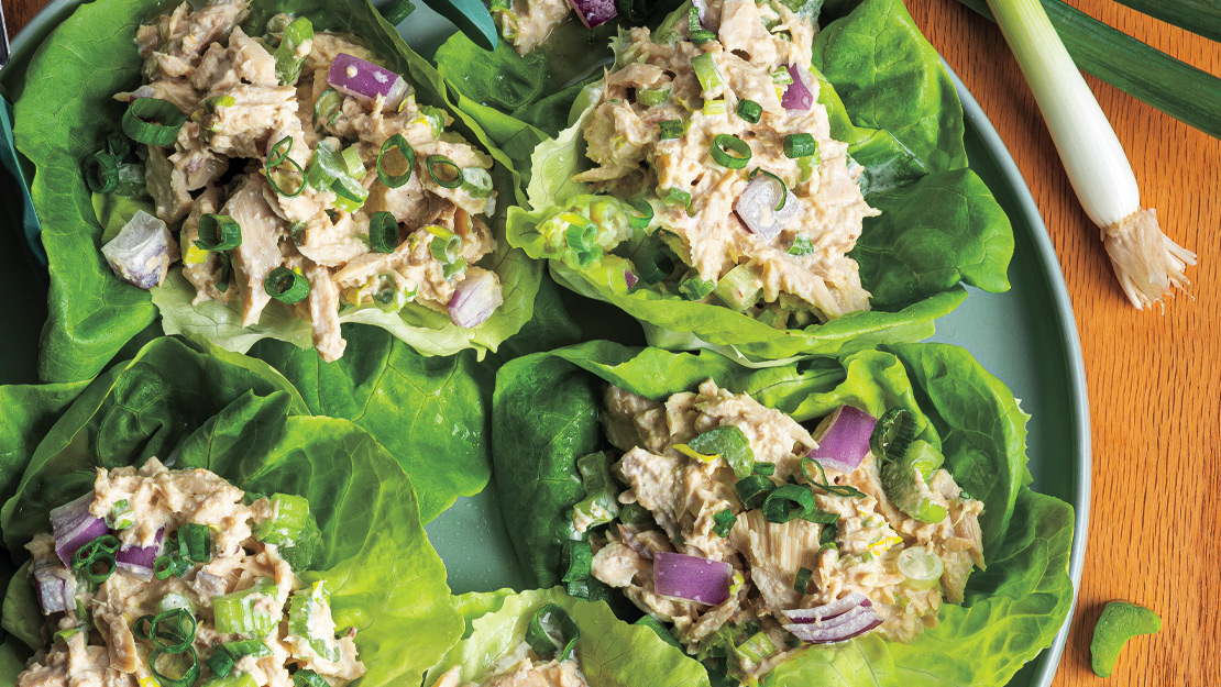 Tuna Salad Lettuce Wraps