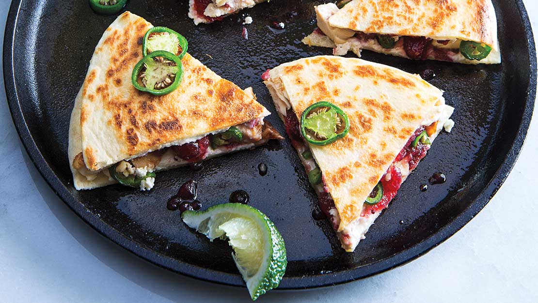 Turkey, Cranberry & Goat Cheese Quesadillas Recipe from Price Chopper