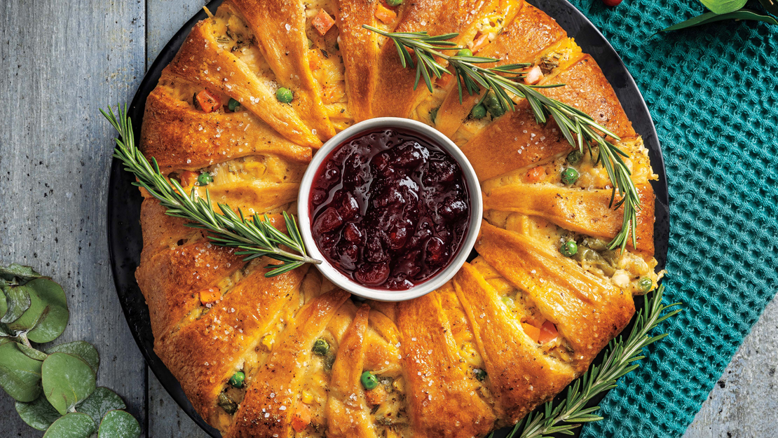 Turkey Pot Pie Wreath