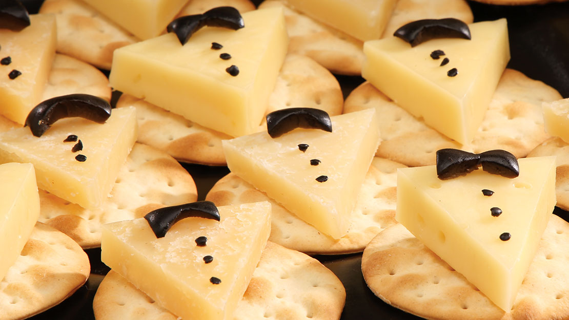 Tuxedo Cheese and Crackers 