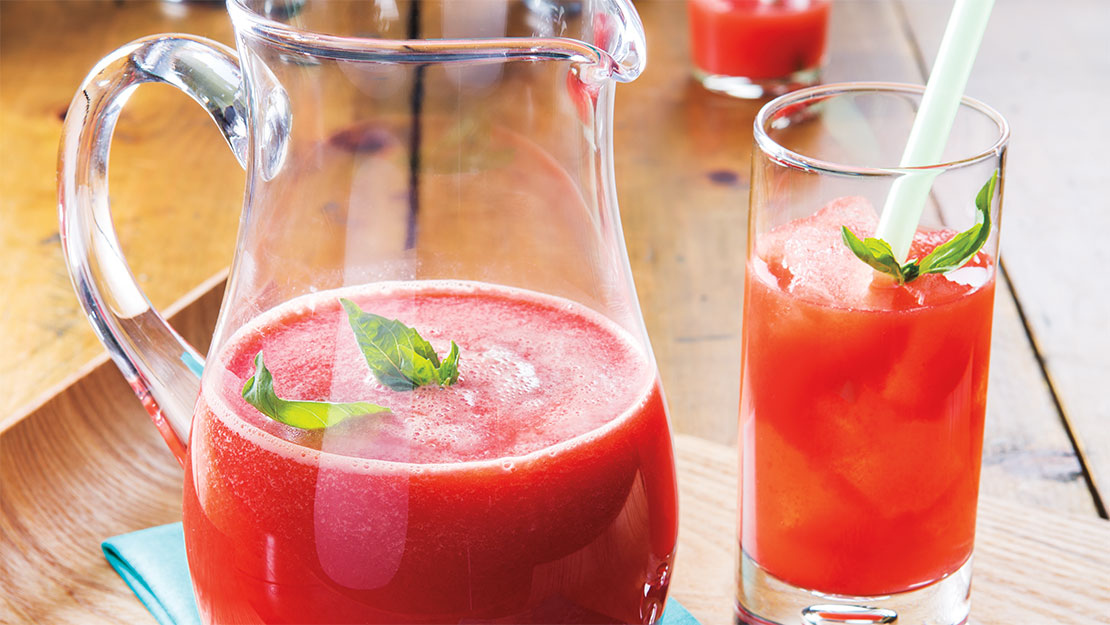 Watermelon-Basil Lemonade