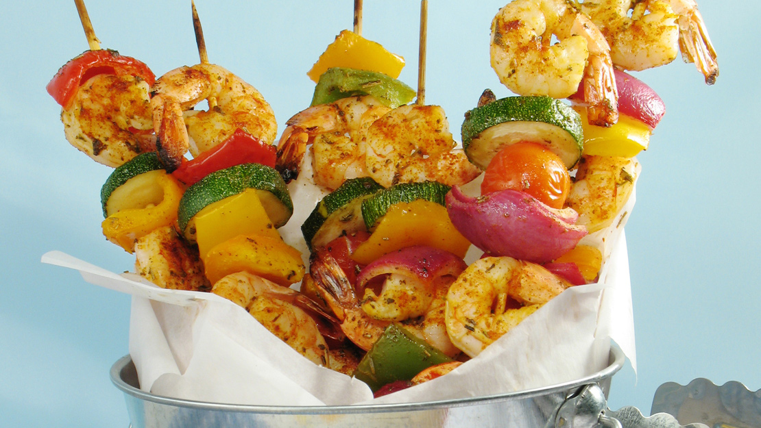 Baja Citrus Shrimp & Vegetable Kabob