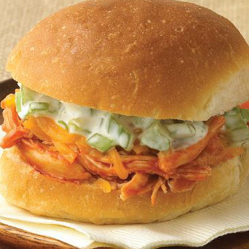 Buffalo Chicken Party Sandwiches