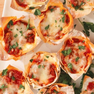 Mini Lasagna Cups - Recipe from Price Chopper