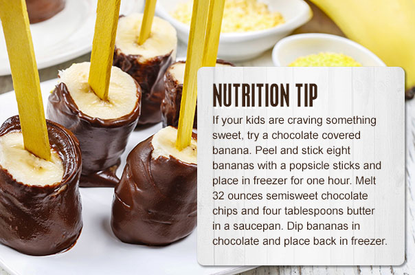 chocolate dipped bananas