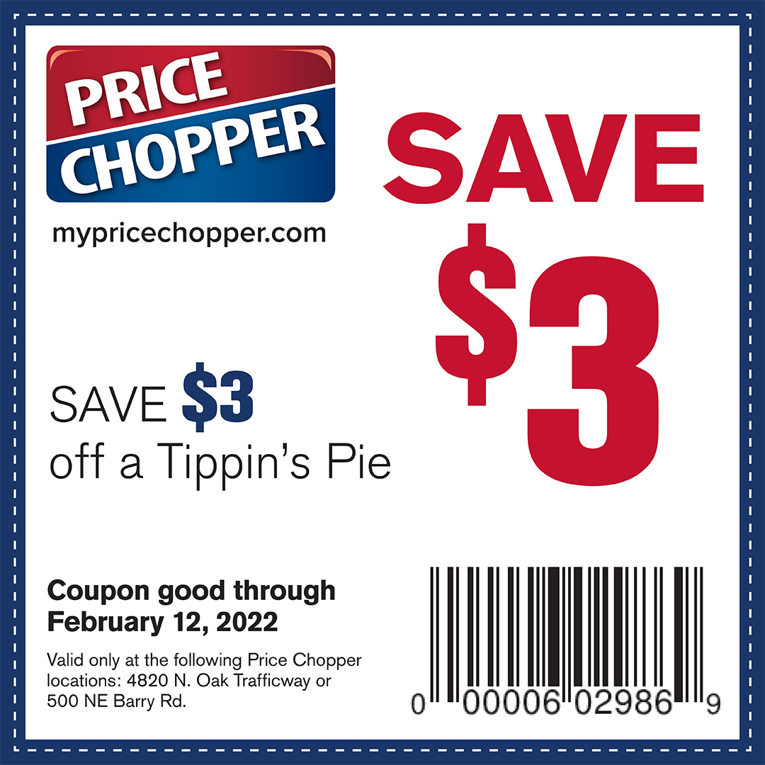 $3 off a Tippin's Pie at Price Chopper 