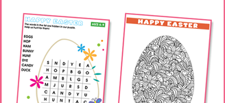 Easter Activity Sheets for the Whole Family