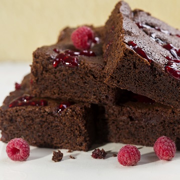 Chocolate Bean Brownie Squares