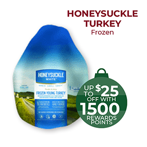 Honeysuckle Turkey, Frozen