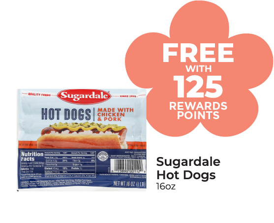 Sugardale Hot Dogs 16 oz