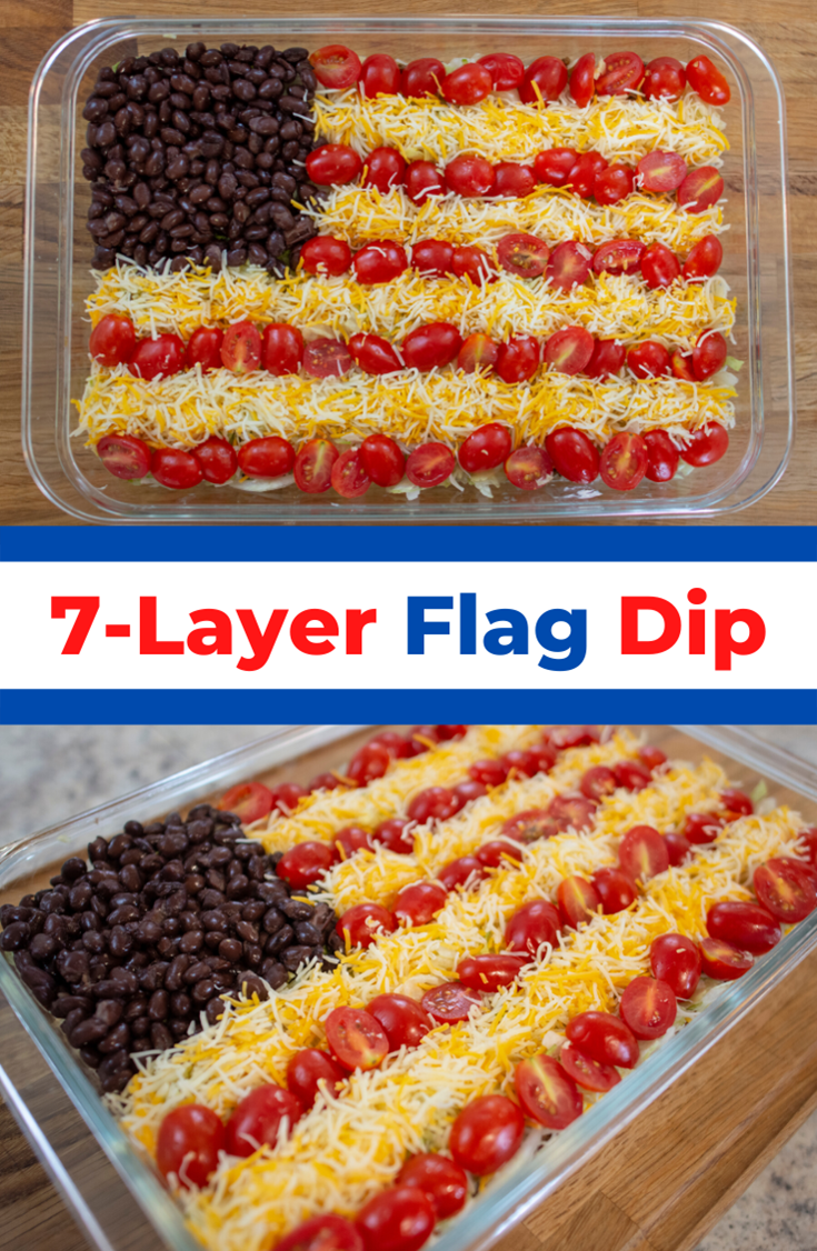 7 Layer Flag Dip