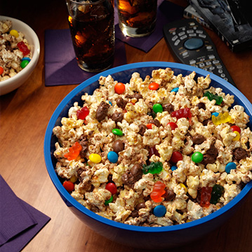 candy popcorn bowl