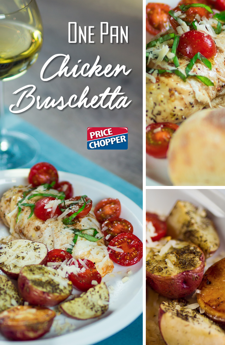 One Pan Chicken Bruschetta