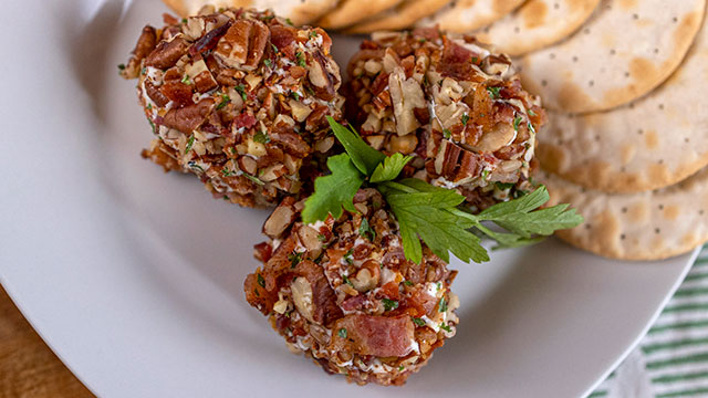 Goat Cheese, Bacon &amp; Pecan Bites