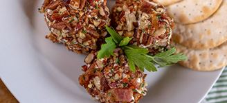 Goat Cheese, Bacon & Pecan Bites