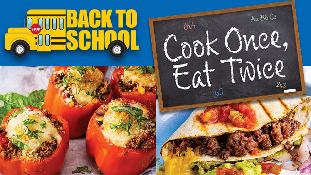  Cook Once, Eat Twice for Back-to-School Season