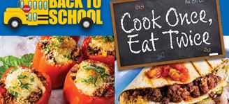 Cook Once, Eat Twice for Back-to-School Season