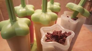 Banana Pops w/ Chocolate Chips Banana Pops w/ Chocolate Chips