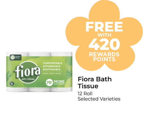Fiora Bath Tissue 12 Roll , Selected Varieties