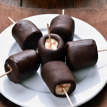 Dark Chocolate Covered Banana Bites