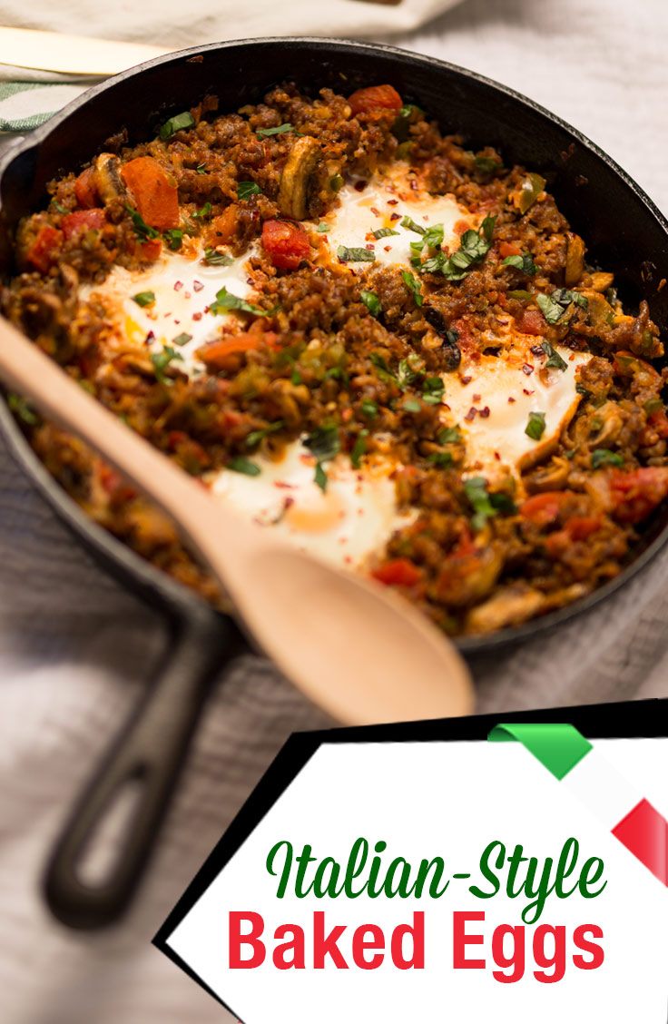 Italian Style Baked Eggs