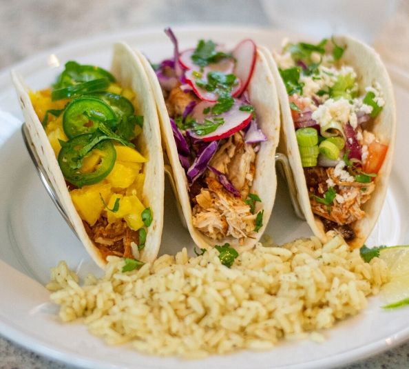Pulled Chicken Tacos 3-Ways