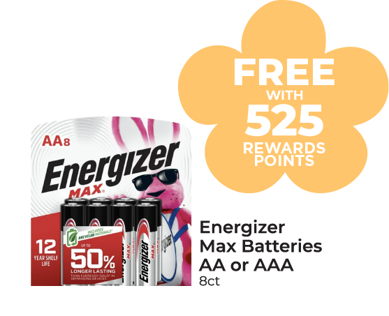 Energizer Max Batteries AA or AAA, 8ct