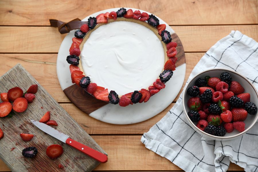 Festive 5 minute pie